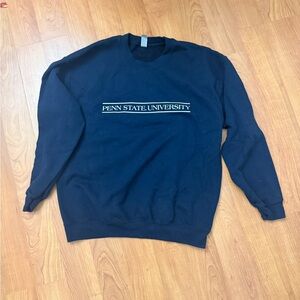 Penn State University Gildan Navy Crewneck Sweatshirt